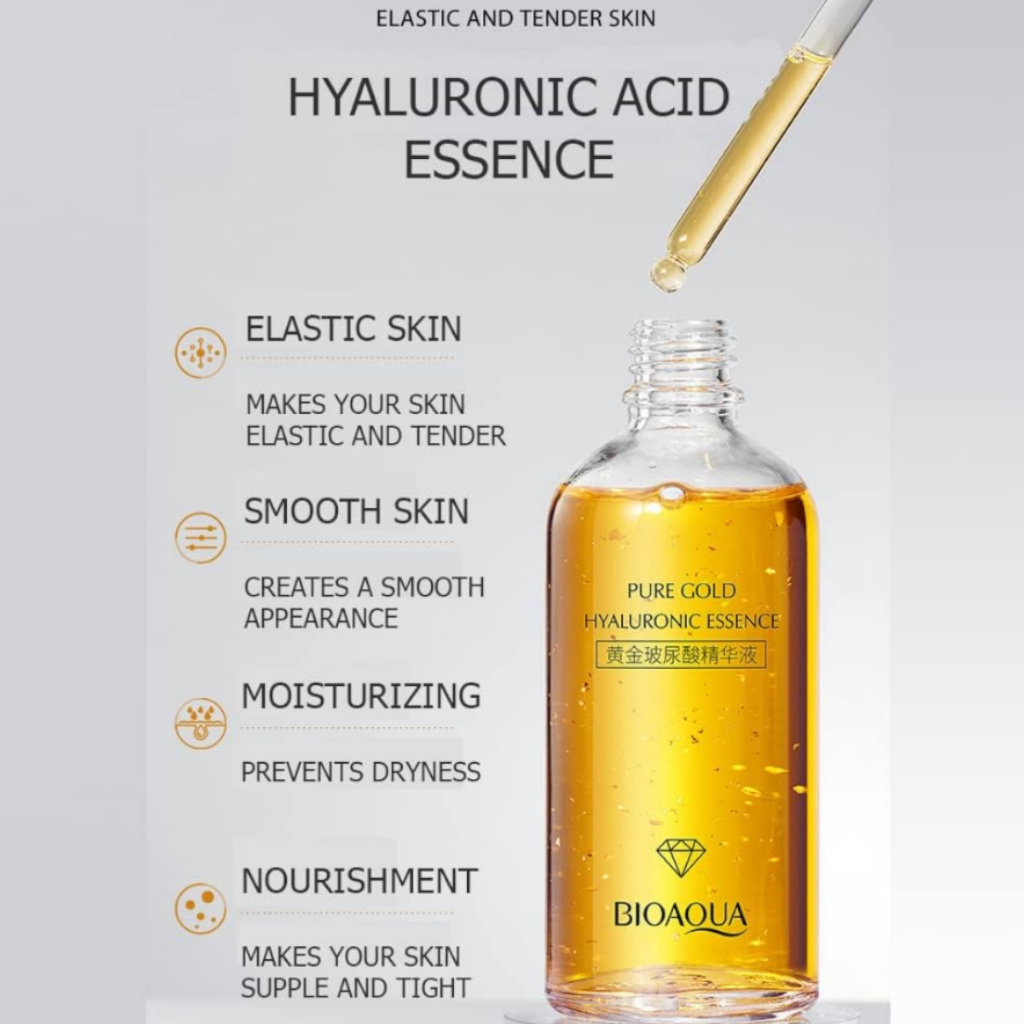 Serum 24K Gold con Acido Hialuronico de Bioaqua 100ml